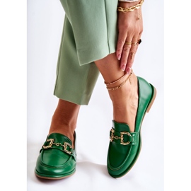WS1 Mocasines de mujer Coriso verde 2