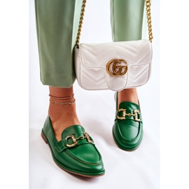 WS1 Mocasines de mujer Coriso verde 7