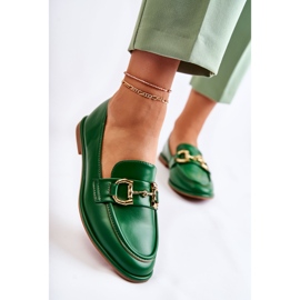 WS1 Mocasines de mujer Coriso verde 1
