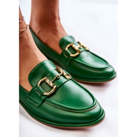 WS1 Mocasines de mujer Coriso verde 4