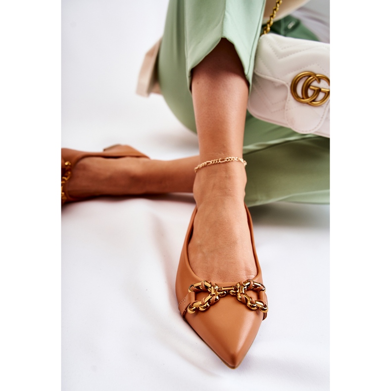 WS1 Bailarinas De Mujer En Spitz Con Adorno Camel Carlos marrón 1