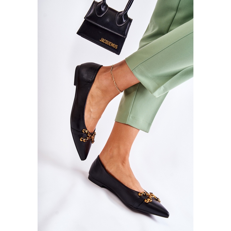 WS1 Bailarinas De Mujer En Spitz Con Adorno Carlos Negro 2 WS1 Bailarinas De Mujer En Spitz Con Adorno Carlos Negro 2