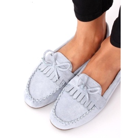 Mocasines mujer classic blue 77-202 Blue azul 3