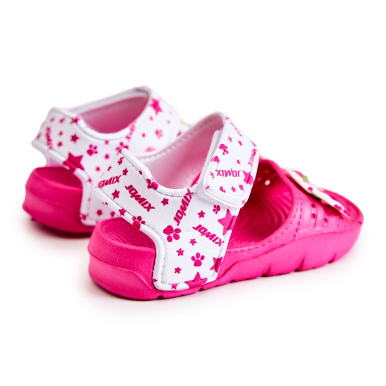 WJ1 Sandalias Infantiles Ligeras Con Adornos Trusty Rosa Oscuro blanco rosado 1