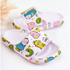 WJ1 Pantuflas Infantiles Ligeras Astro Dinosaurios Blancas blanco 2 WJ1 Pantuflas Infantiles Ligeras Astro Dinosaurios Blancas blanco 2