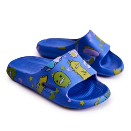 WJ1 Pantuflas Infantiles Astro Dinosaurio Azul Claro 8
