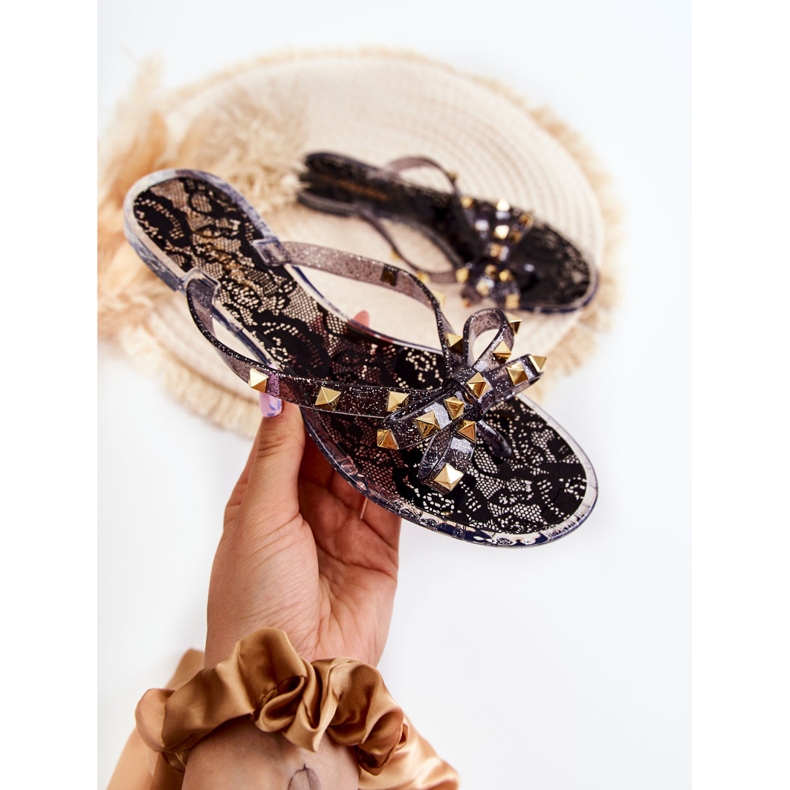 WJ1 Chanclas De Goma Mujer Black Monise negro 1