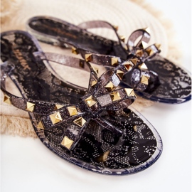 WJ1 Chanclas De Goma Mujer Black Monise negro 2