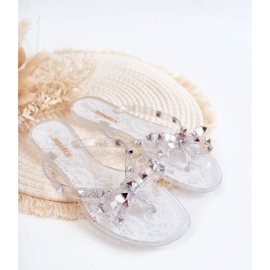 WJ1 Chanclas Mujer Goma Transparente Monise incoloro 2