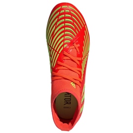 Zapatillas Adidas Predator Edge.2 Fg GW1009 rojo naranjas y tintos 3