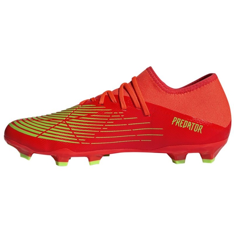 Adidas Predator Edge.3 L Fg M GW0994 zapatos rojo naranjas y tintos 1