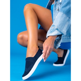 SHELOVET Slipons azul marino 1