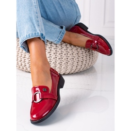 SHELOVET Mocasines elegantes rojo 3