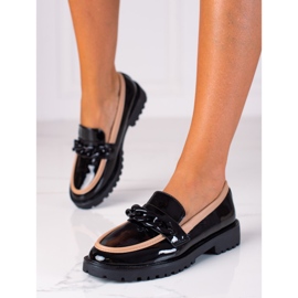SHELOVET Mocasines de moda negro 1