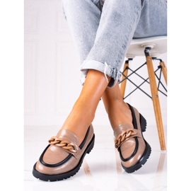SHELOVET Mocasines de moda beige 3