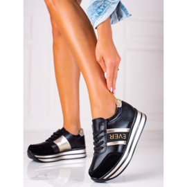 SHELOVET zapatillas de mujer negro 2
