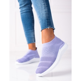 SHELOVET Calzado deportivo púrpura 1