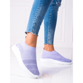 SHELOVET Calzado deportivo violeta 2