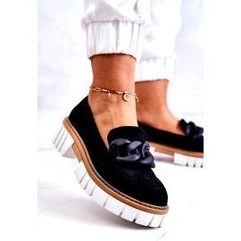 PS1 Mocasines De Ante Con Adorno Talisa Negro 2