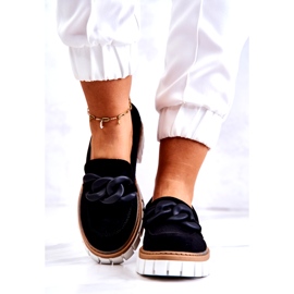 PS1 Mocasines De Ante Con Adorno Talisa Negro 4