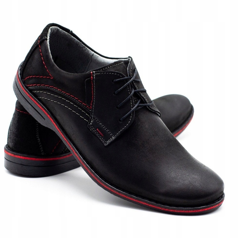 Zapatos hombre olivier piel 242 negro 1