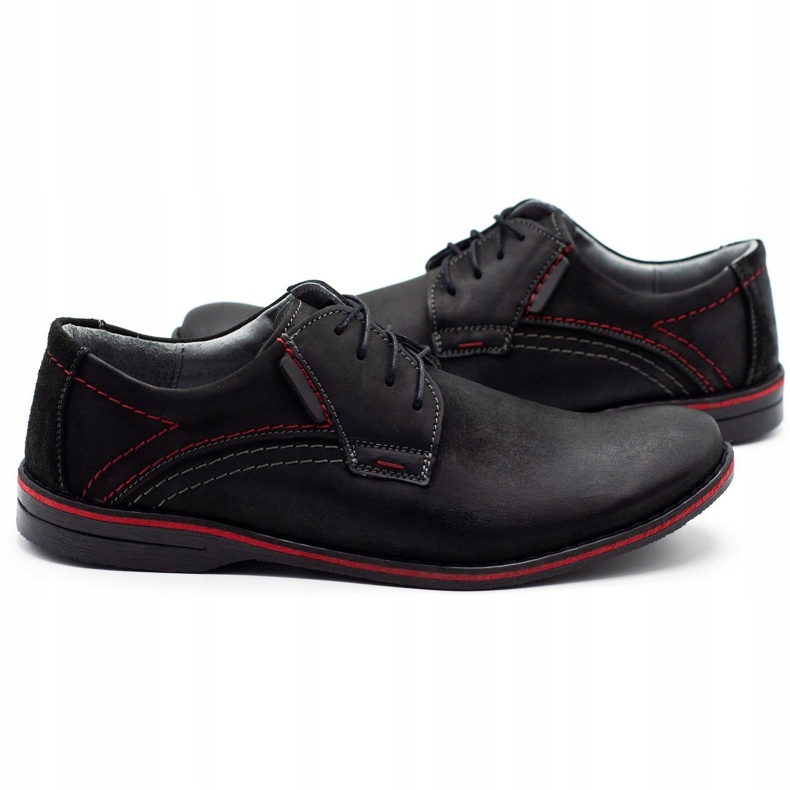 Zapatos hombre olivier piel 242 negro 2