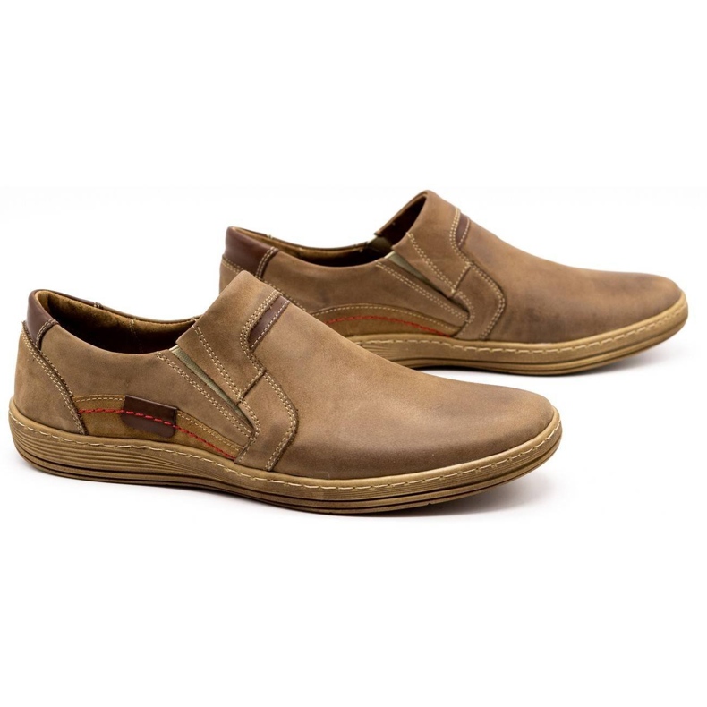 Olivier Mocasines hombre piel 520 marrón 2