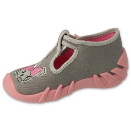 Zapatos befado niño 110P453 rosado gris 1