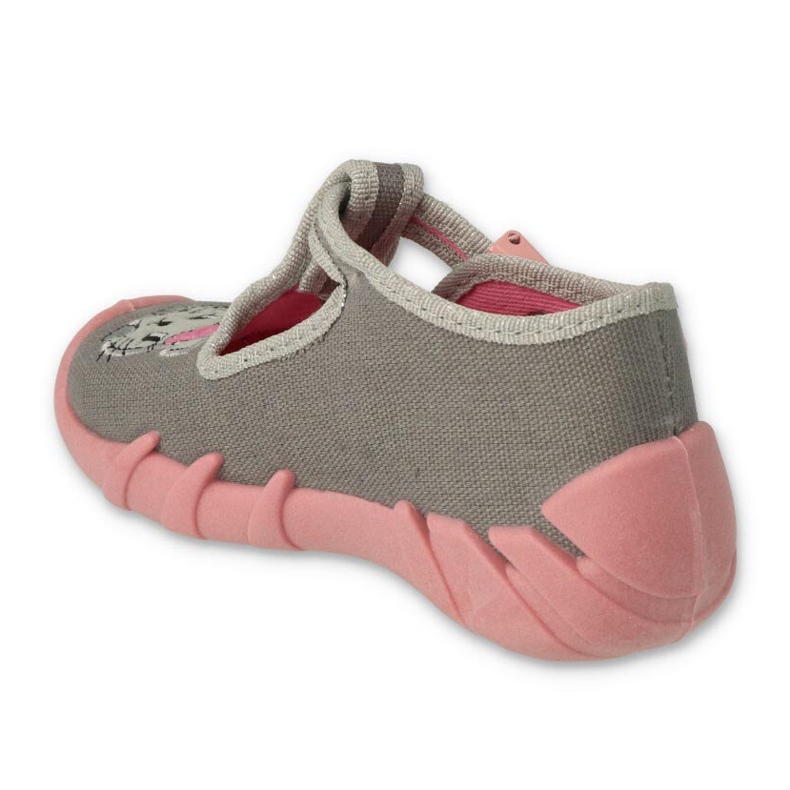 Zapatos befado niño 110P453 rosado gris 2