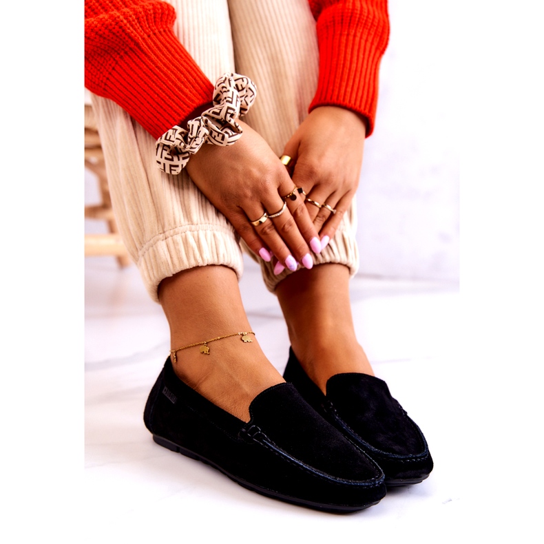 Mocasines Mujer Ante Big Star JJ274654 Negro 4