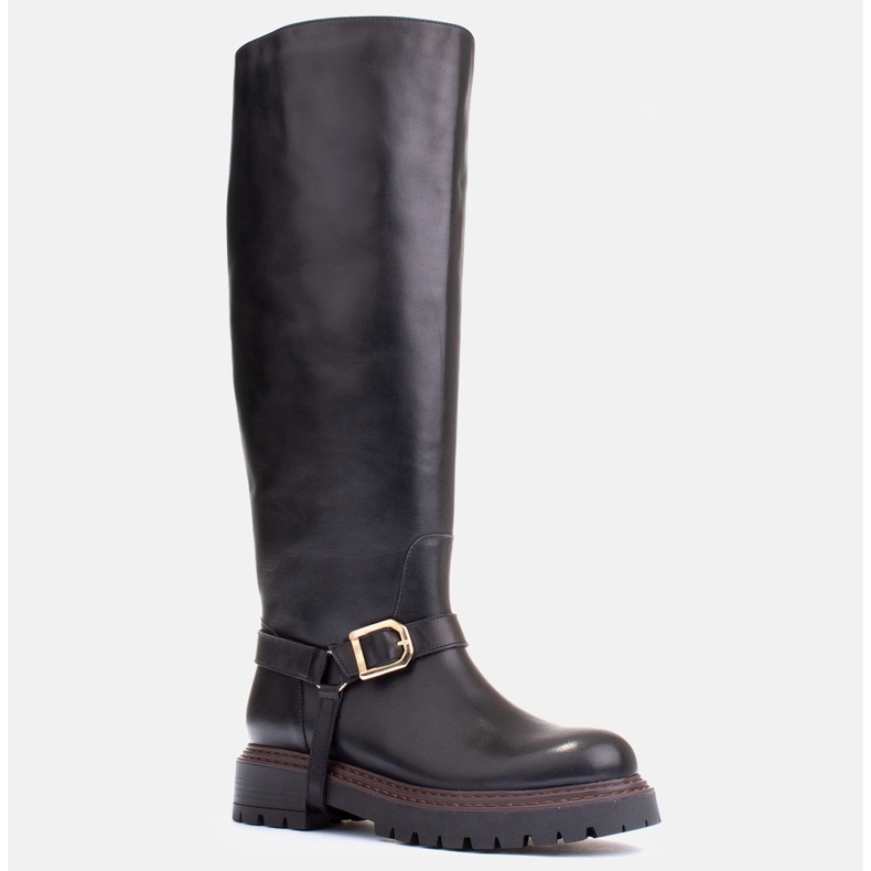 Marco Shoes Botas de trampero con una parte superior más ancha negro 1 Marco Shoes Botas de trampero con una parte superior más ancha negro 1