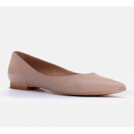 Marco Shoes Bailarinas sutiles beige 1