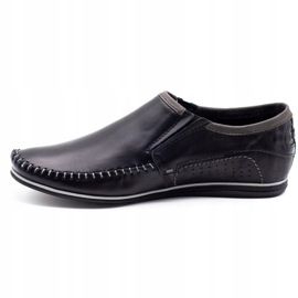 KOMODO Mocasines de piel para hombre 847 negro 1 KOMODO Mocasines de piel para hombre 847 negro 1