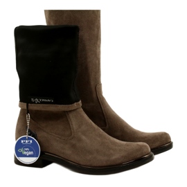 Botas elásticas Caprice para mujer 25512-29 306 Cafe Stretch marrón 6