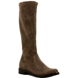 Botas elásticas Caprice para mujer 25512-29 306 Cafe Stretch marrón 1