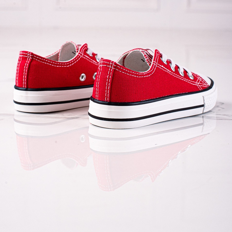 Deportivas infantiles Vico rojas con elásticos rojo 1 Deportivas infantiles Vico rojas con elásticos rojo 1