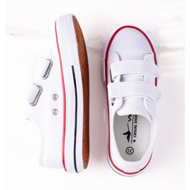 Deportivas con velcros para niños Vico blanco 1