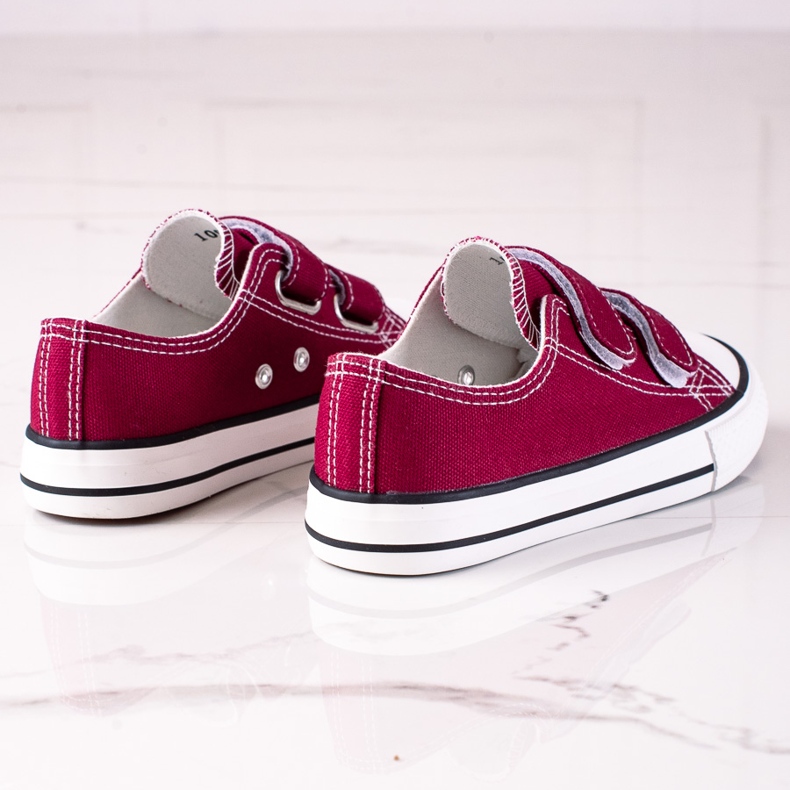 Deportivas con velcros para niños Vico burdeos rojo multicolor 1