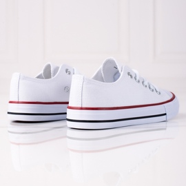 Deportivas infantiles con cordones Vico blanco 1