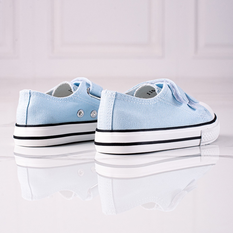 Deportivas infantiles Vico con cierre de velcro azul 2