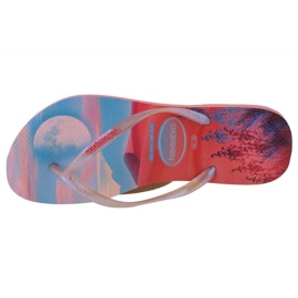 Chanclas Havaianas Slim Paisage 4132614-5217 rosado 2