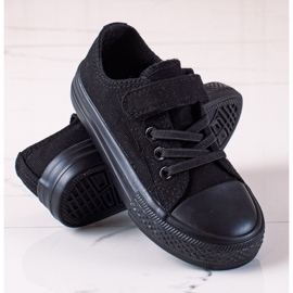 Zapatillas deportivas infantiles Vico para jardín de infantes negras. negro 2