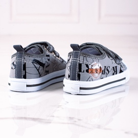 Deportivas de niño Shelovet con velcro gris 1