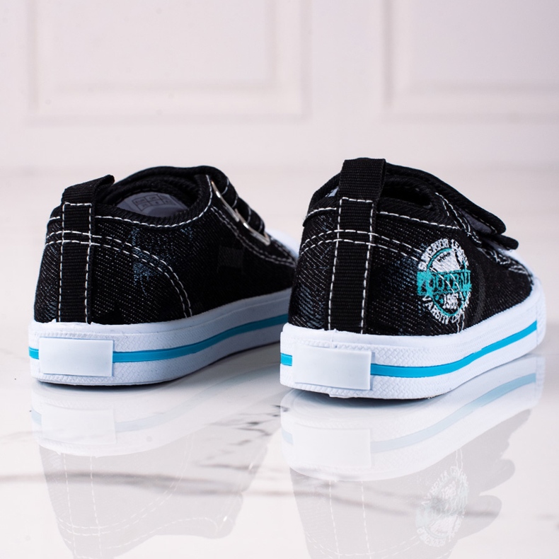 Deportivas de niño Shelovet con velcro negro 1