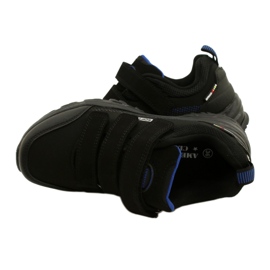 American Club Softshell Women's Sports Shoes para velcro americano WT52/22 Black negro 4