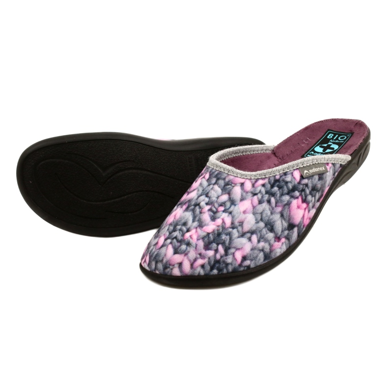 Adanex Pantuflas Motivo Aloe Vera 27769 gris 3