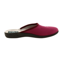 Babucha velour granate Adanex 27861 multicolor 2