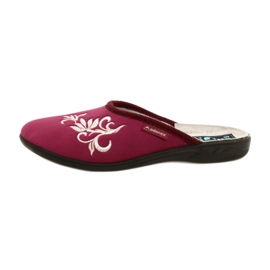 Babucha velour granate Adanex 27861 multicolor 1