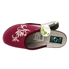 Babucha velour granate Adanex 27861 multicolor 5