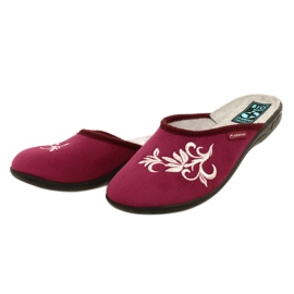 Babucha velour granate Adanex 27861 multicolor 3